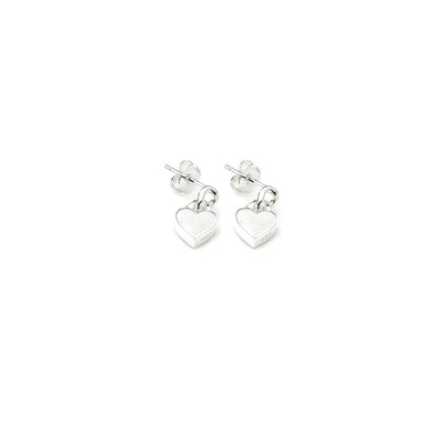 Stolen Girlfriends Club Mini Love Chain Earrings - Sterling Silver-Earrings-Walker & Hall