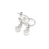 Stolen Girlfriends Club Love Chain Anchor Earrings - Sterling Silver-Earrings-Walker & Hall
