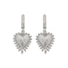 Zoe & Morgan Mini Heart Rays Earrings - Sterling Silver - Earrings - Walker & Hall