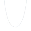 Sterling Silver Oval Belcher Chain-Necklace-Walker & Hall