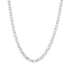 Sterling Silver Oval Belcher Chain-Necklace-Walker & Hall