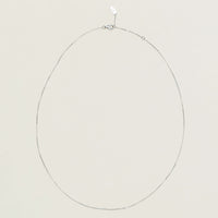 Sterling Silver Noted Chain (Chain Only) - Necklace - Walker & Hall