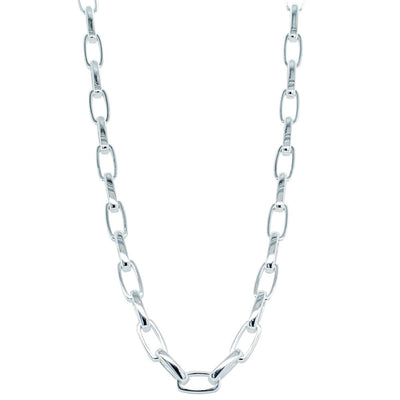 Sterling Silver Utility Chain-Necklace-Walker & Hall
