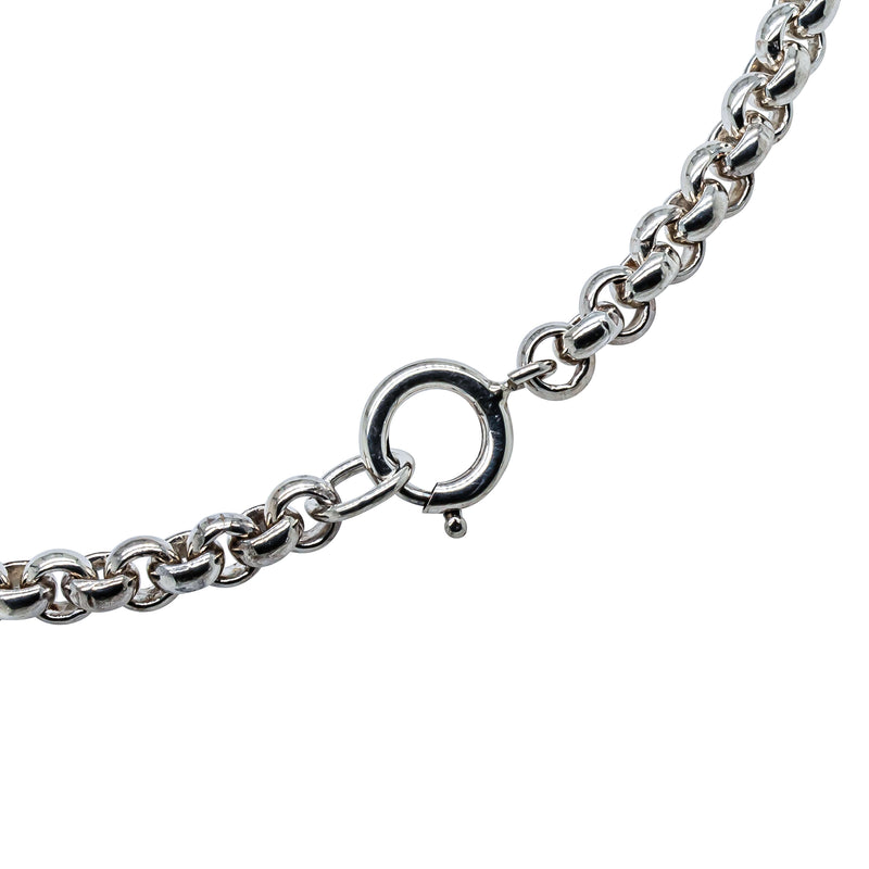 Deja Vu Sterling Silver Belcher Link Necklace 80cm - Necklace - Walker & Hall