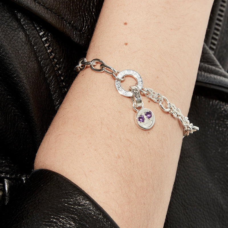 Stolen Girlfriends Club New Crush Charm - Sterling Silver-Charm-Walker & Hall