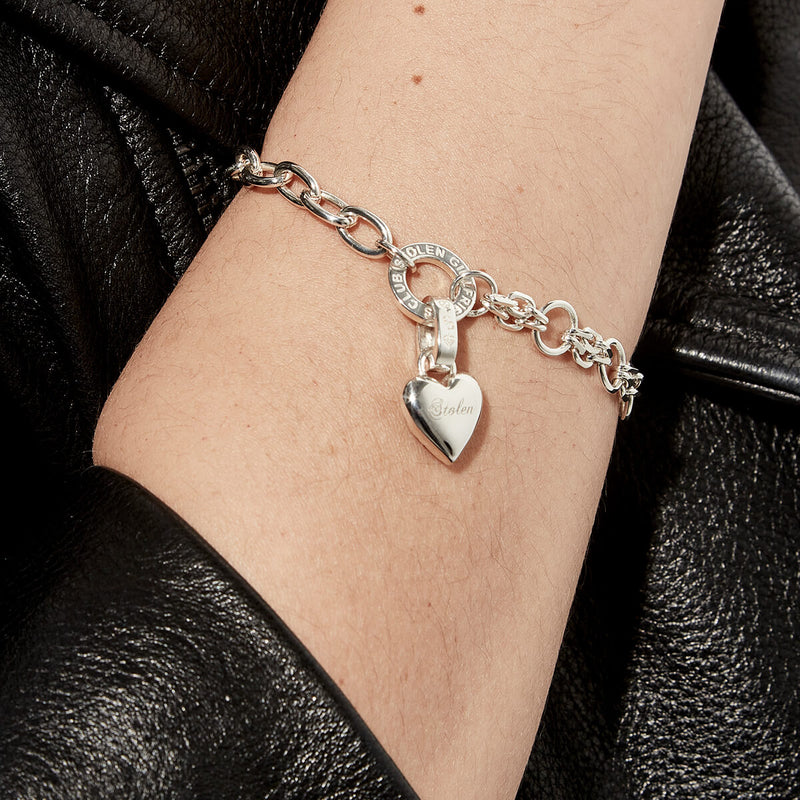 Stolen Girlfriends Club Love Forever Charm - Sterling Silver-Charm-Walker & Hall