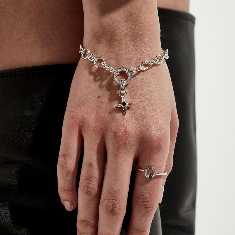 Stolen Girlfriends Club North Star Charm - Sterling Silver-Charm-Walker & Hall