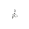Stolen Girlfriends Club Double Bow Charm - Sterling Silver-Charm-Walker & Hall
