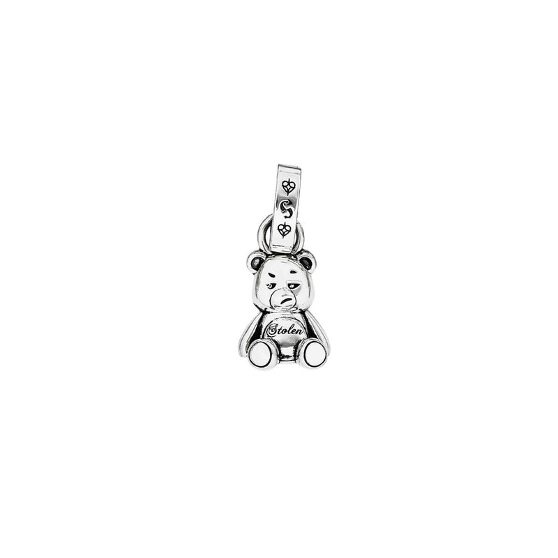 Stolen Girlfriends Club Stolen Teddy Charm - Sterling Silver-Charm-Walker & Hall