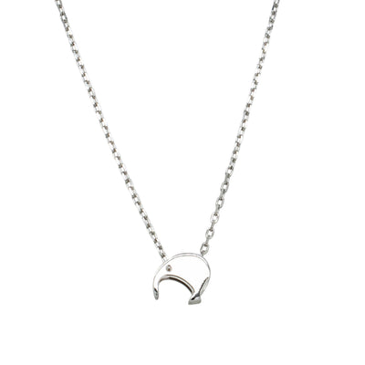 Sterling Silver Noted Kiwi Charm-Necklace-Walker & Hall