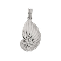 Zoe & Morgan Paper Nautilus Charm - Sterling Silver - Charm - Walker & Hall