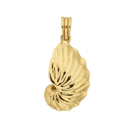 Zoe & Morgan Paper Nautilus Charm - Gold Vermeil - Charm - Walker & Hall