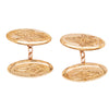 Deja Vu 9ct Rose Gold Masonic Cufflinks-Cufflinks-Walker & Hall
