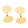 Deja Vu 22ct Yellow Gold Cufflinks-Cufflinks-Walker & Hall