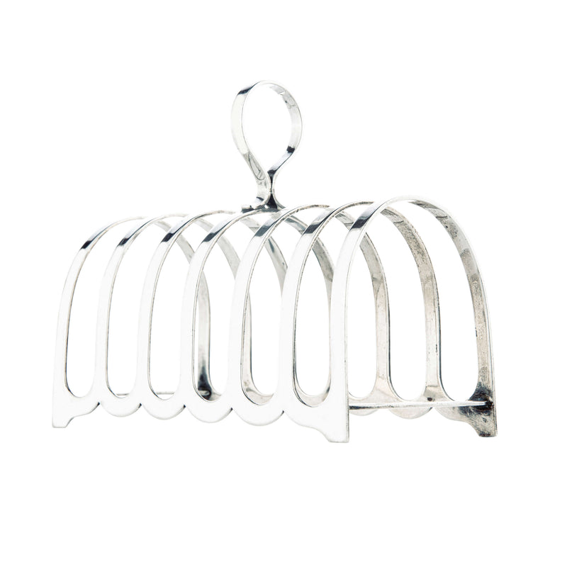 Sterling Silver Toast Rack-Silverware-Walker & Hall