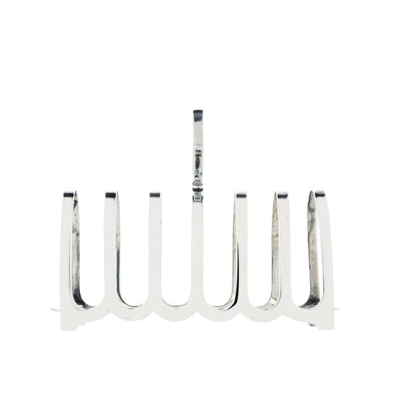 Sterling Silver Toast Rack-Silverware-Walker & Hall