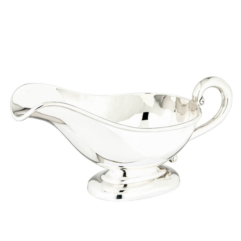 Sterling Silver Large Sauce Boat-Silverware-Walker & Hall