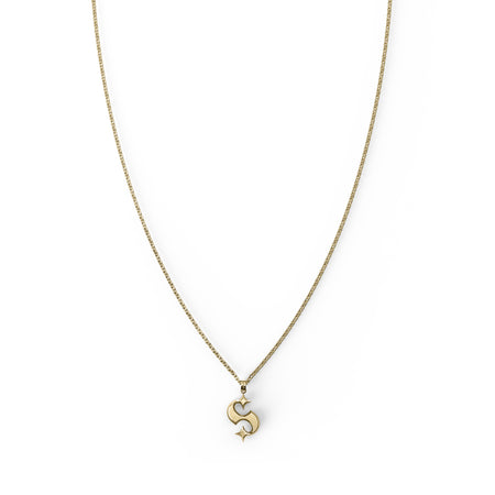 Stolen Girlfriends Club Hidden Hearts Necklace - Gold Plated - Necklace - Walker & Hall