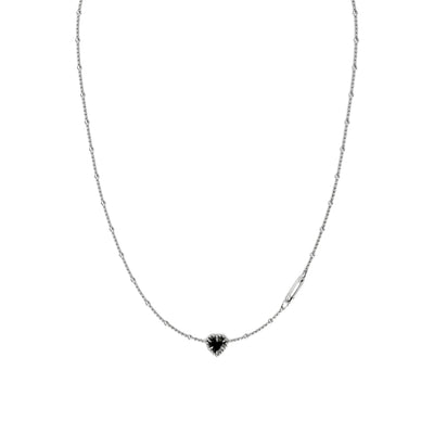 Stolen Girlfriends Club Dahlias Heart Necklace - Sterling Silver - Necklace - Walker & Hall