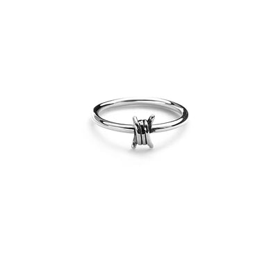Stolen Girlfriends Club Micro Barb Ring - Sterling Silver-Ring-Walker & Hall