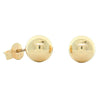 9ct Yellow Gold 8mm Ball Stud Earrings-Earrings-Walker & Hall