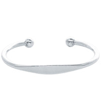 Sterling Silver Men's Cuff-Bracelet-Walker & Hall