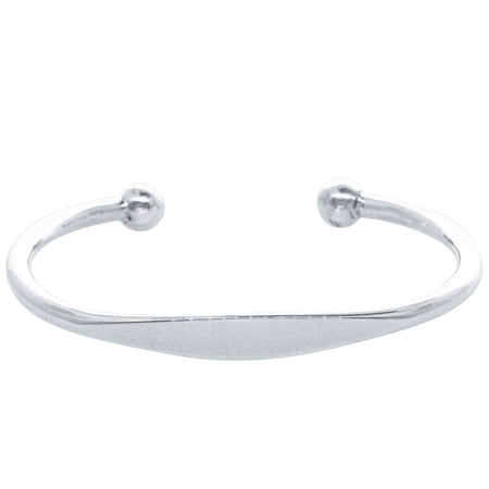 Sterling Silver Men's Cuff-Bracelet-Walker & Hall