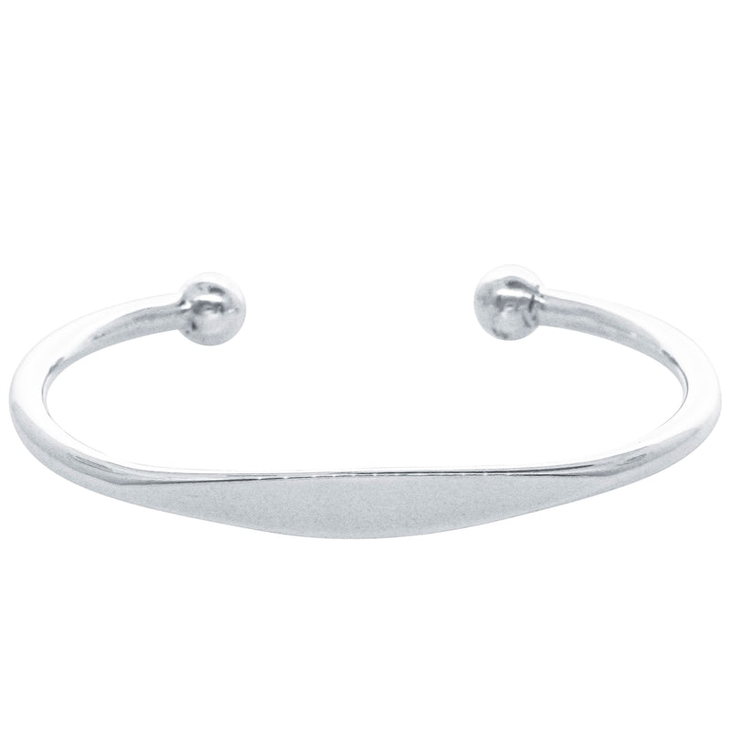 Sterling Silver Men's Cuff-Bracelet-Walker & Hall