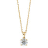 18ct Yellow Gold 1.00ct Diamond Blossom Pendant-Necklace-Walker & Hall