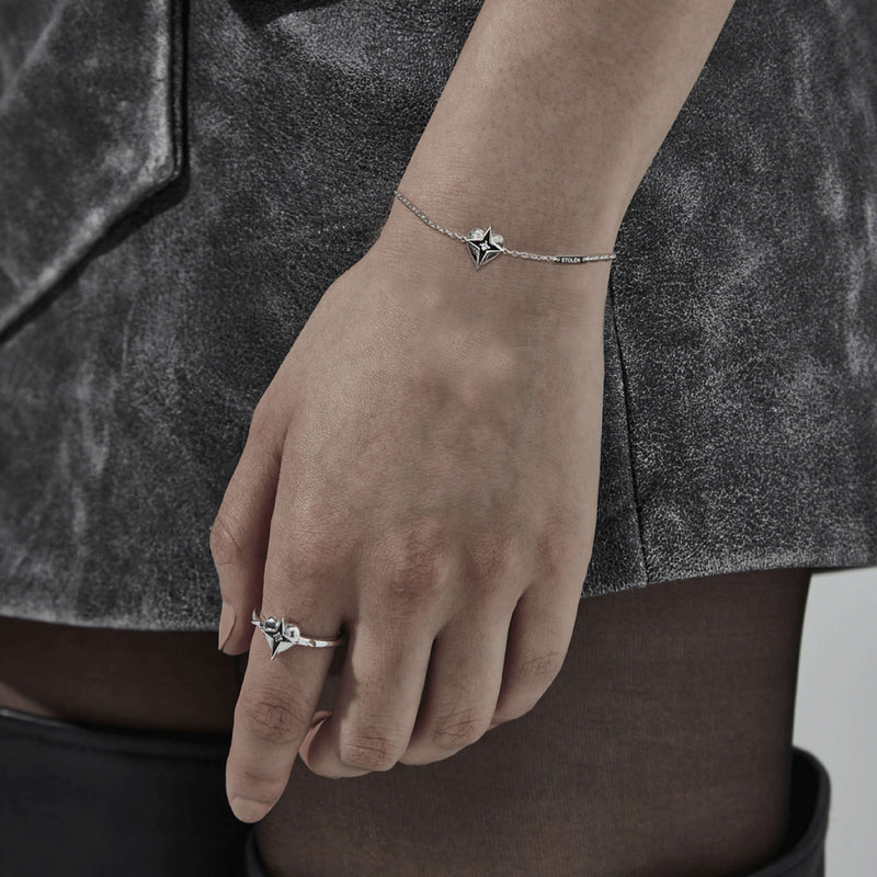 Stolen Girlfriends Club Celestial Heart Bracelet - Sterling Silver - Bracelet - Walker & Hall