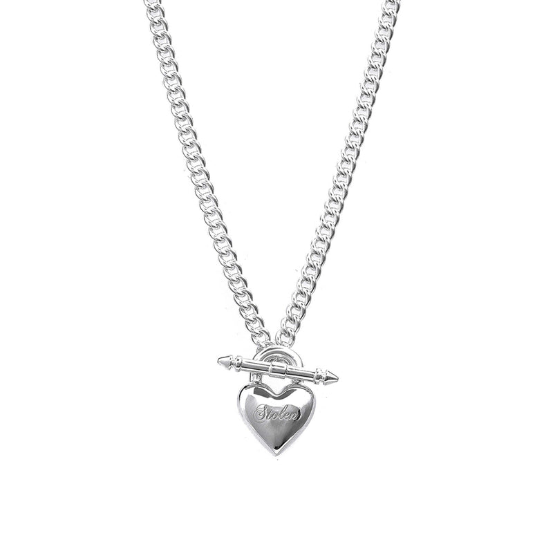 Stolen Girlfriends Club Love Locket Fob Necklace - Sterling Silver-Necklace-Walker & Hall