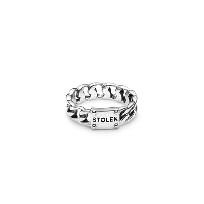 Stolen Girlfriends Club Curb Ring Slim - Sterling Silver-Ring-Walker & Hall