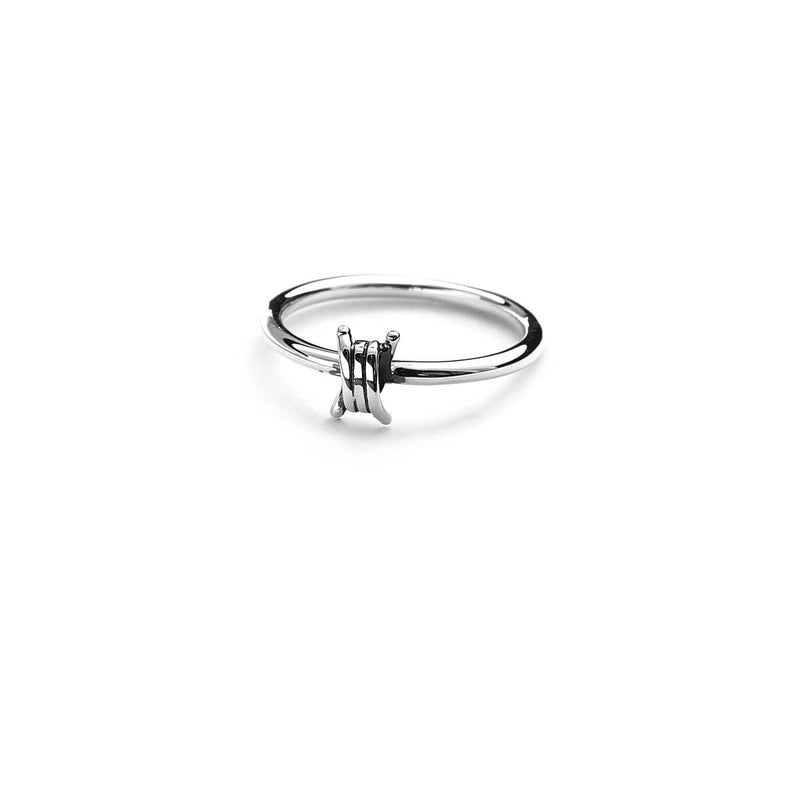 Stolen Girlfriends Club Micro Barb Ring - Sterling Silver-Ring-Walker & Hall