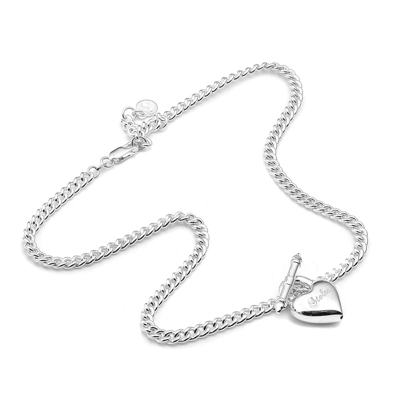 Stolen Girlfriends Club Love Locket Fob Necklace - Sterling Silver-Necklace-Walker & Hall