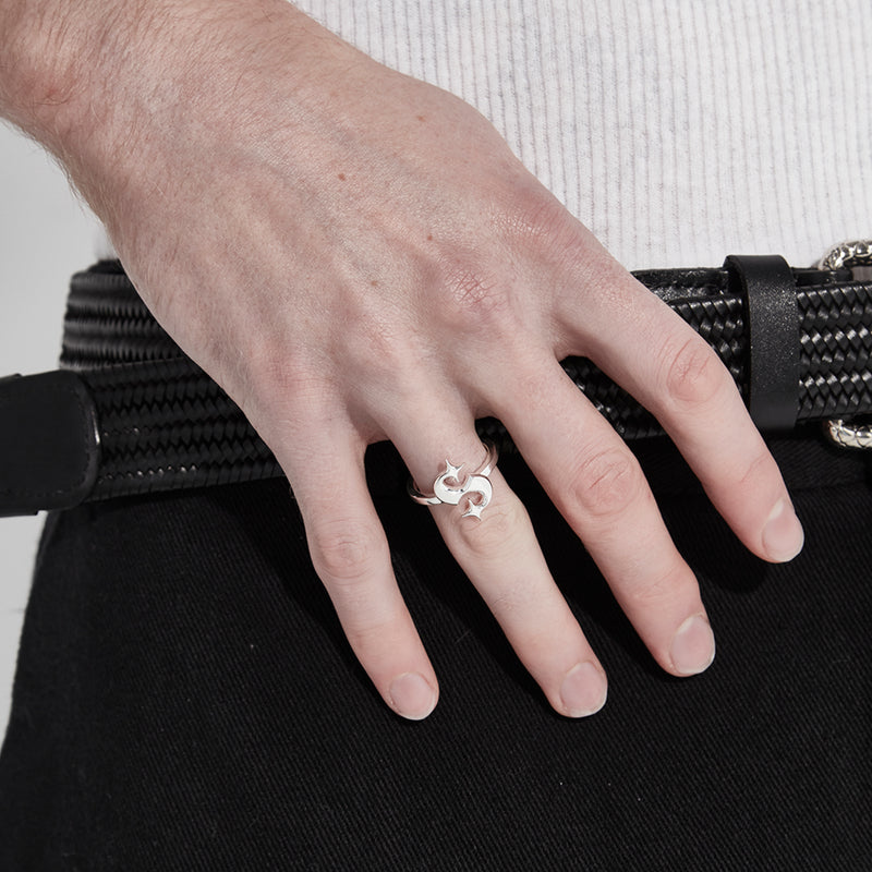 Stolen Girlfriends Club Hidden Hearts Ring - Sterling Silver - Ring - Walker & Hall