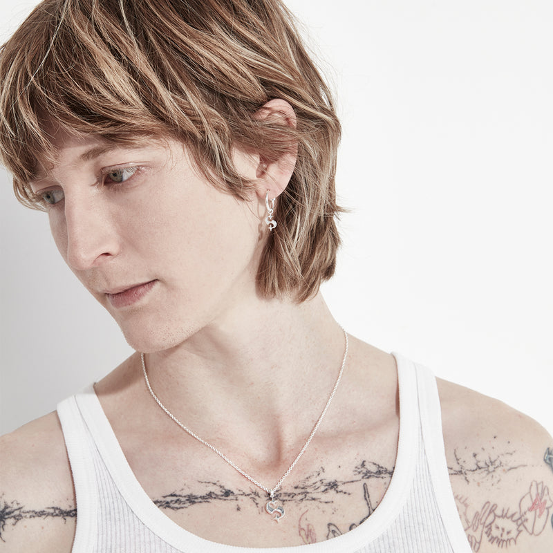 Stolen Girlfriends Club Hidden Hearts Necklace - Sterling Silver - Necklace - Walker & Hall