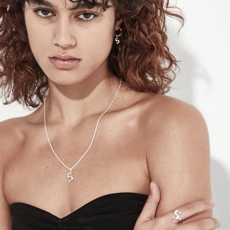 Stolen Girlfriends Club Hidden Hearts Necklace - Sterling Silver - Necklace - Walker & Hall