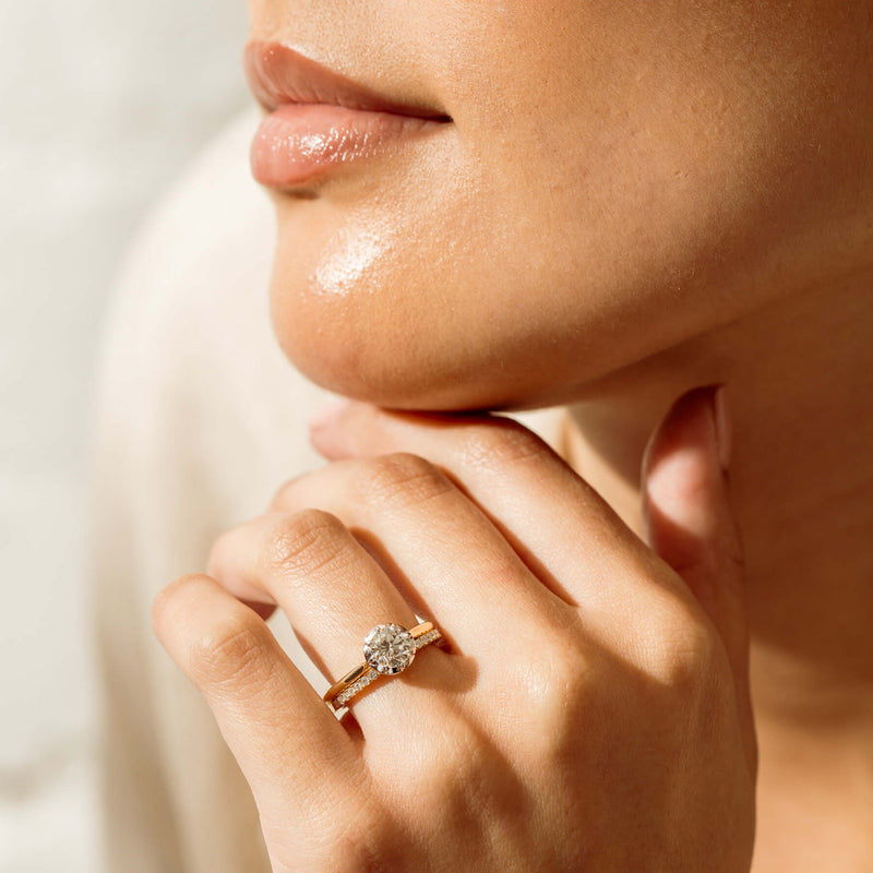 18ct Yellow & White Gold .87ct Reclaimed Diamond Dawn Ring - Ring - Walker & Hall