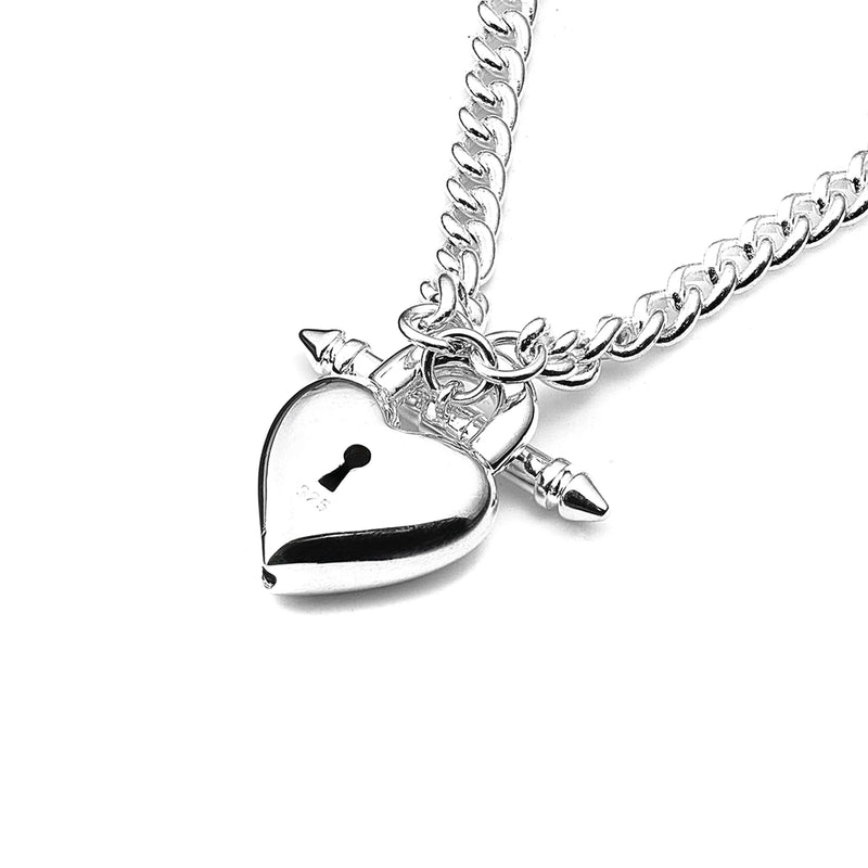 Stolen Girlfriends Club Love Locket Fob Necklace - Sterling Silver-Necklace-Walker & Hall