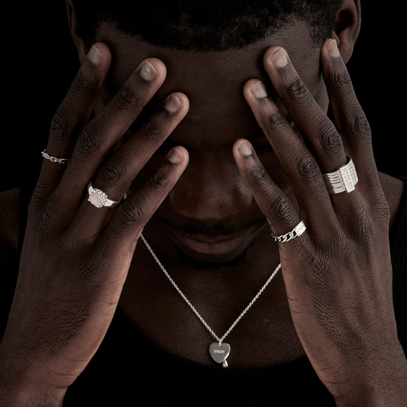 Stolen Girlfriends Club Curb Ring Slim - Sterling Silver-Ring-Walker & Hall