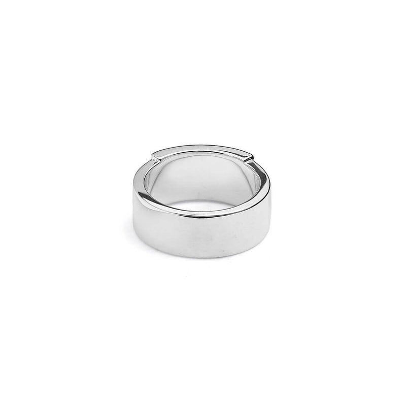 Stolen Girlfriends Club Wide Bold Band Ring - Sterling Silver-Ring-Walker & Hall