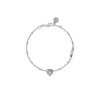 Stolen Girlfriends Club Dahlia's Heart Bracelet - Pink Amethyst - Bracelet - Walker & Hall