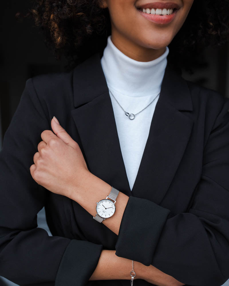 Daniel Wellington Classic Petite Sterling 28mm Watch-Watch-Walker & Hall