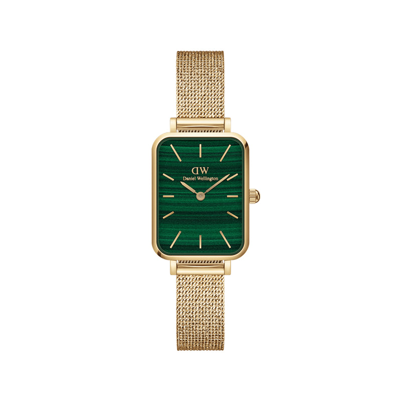 Daniel Wellington Quadro Pressed Evergold Watch - Green - Watch - Walker & Hall