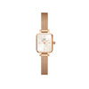 Daniel Wellington Quadro Mini Melrose Rose Gold Watch-Watch-Walker & Hall
