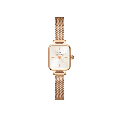 Daniel Wellington Quadro Mini Melrose Rose Gold Watch-Watch-Walker & Hall