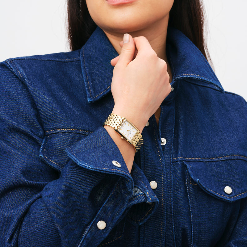 Daniel Wellington Bound 9-Link Gold Watch-Watch-Walker & Hall