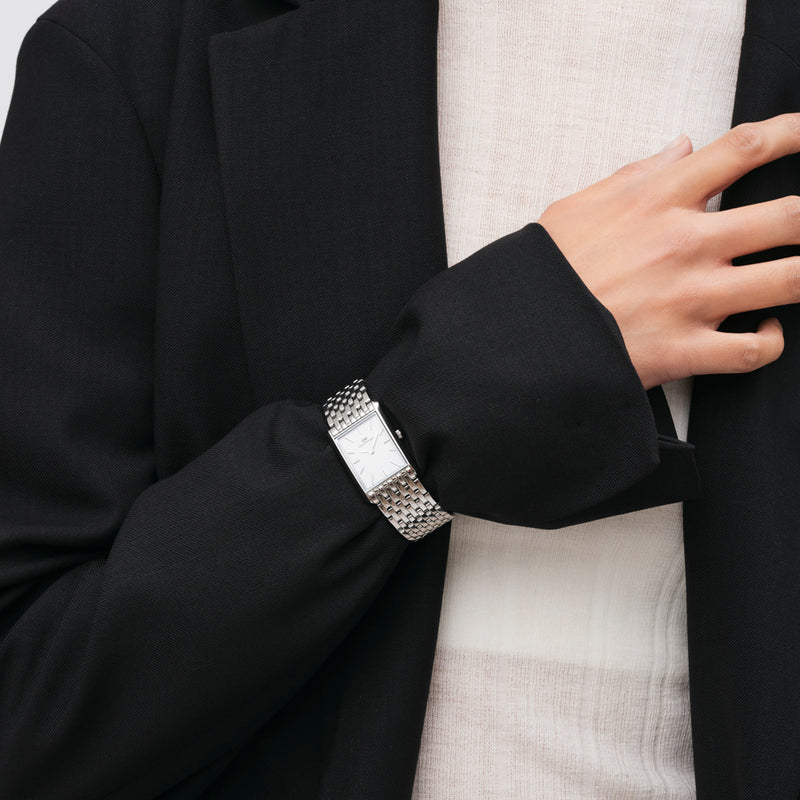 Daniel Wellington Bound 9-Link Silver Watch-Watch-Walker & Hall