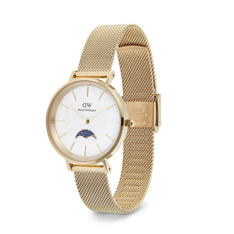 Daniel Wellington Petite Lune Evergold Watch-Watch-Walker & Hall