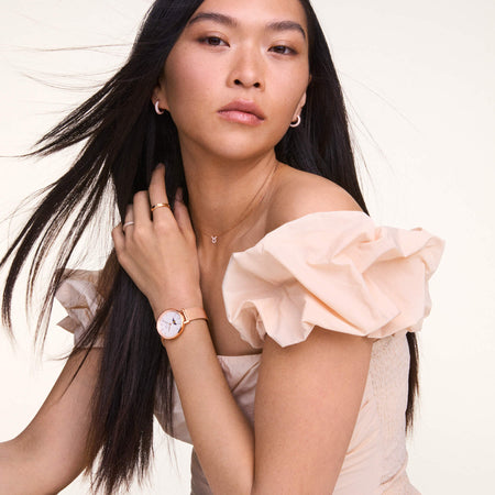 Daniel Wellington Petite Lune Melrose Watch-Watch-Walker & Hall
